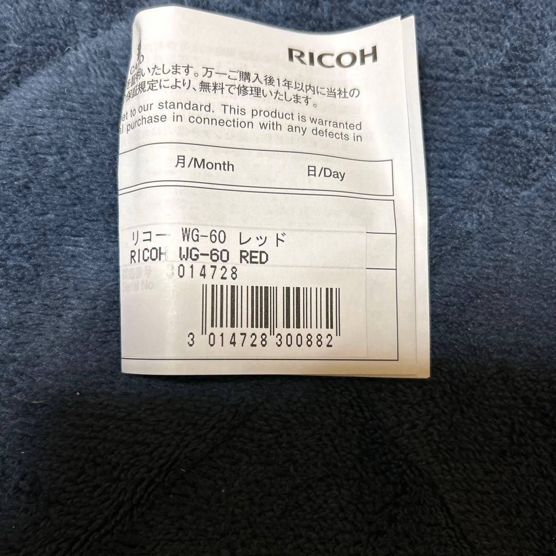 RICOH WG-60 コンパクトデジタルカメラ