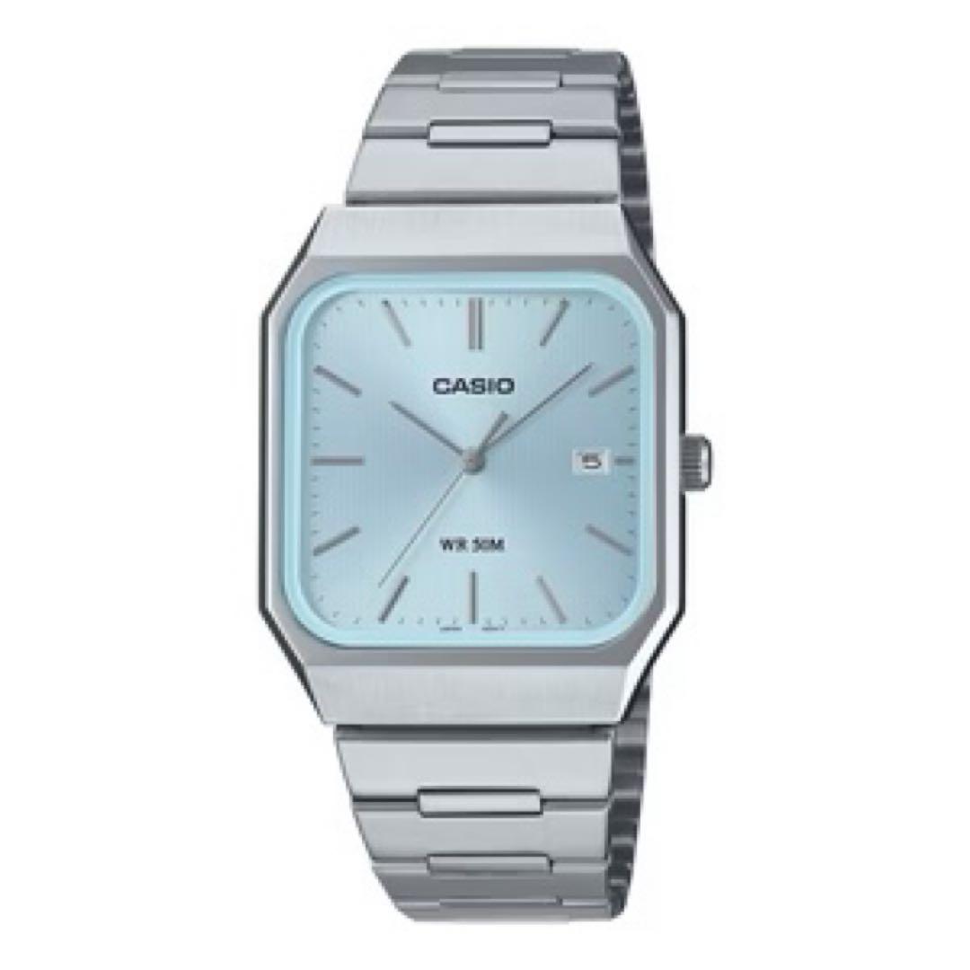 【未使用】【傷あり】CASIO カシオ MTP-B185D 2A2 アイスブルー