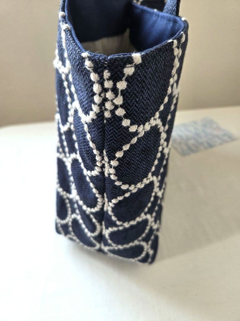 タンバリン　ネイビー■ミナペルホネン トートバッグ