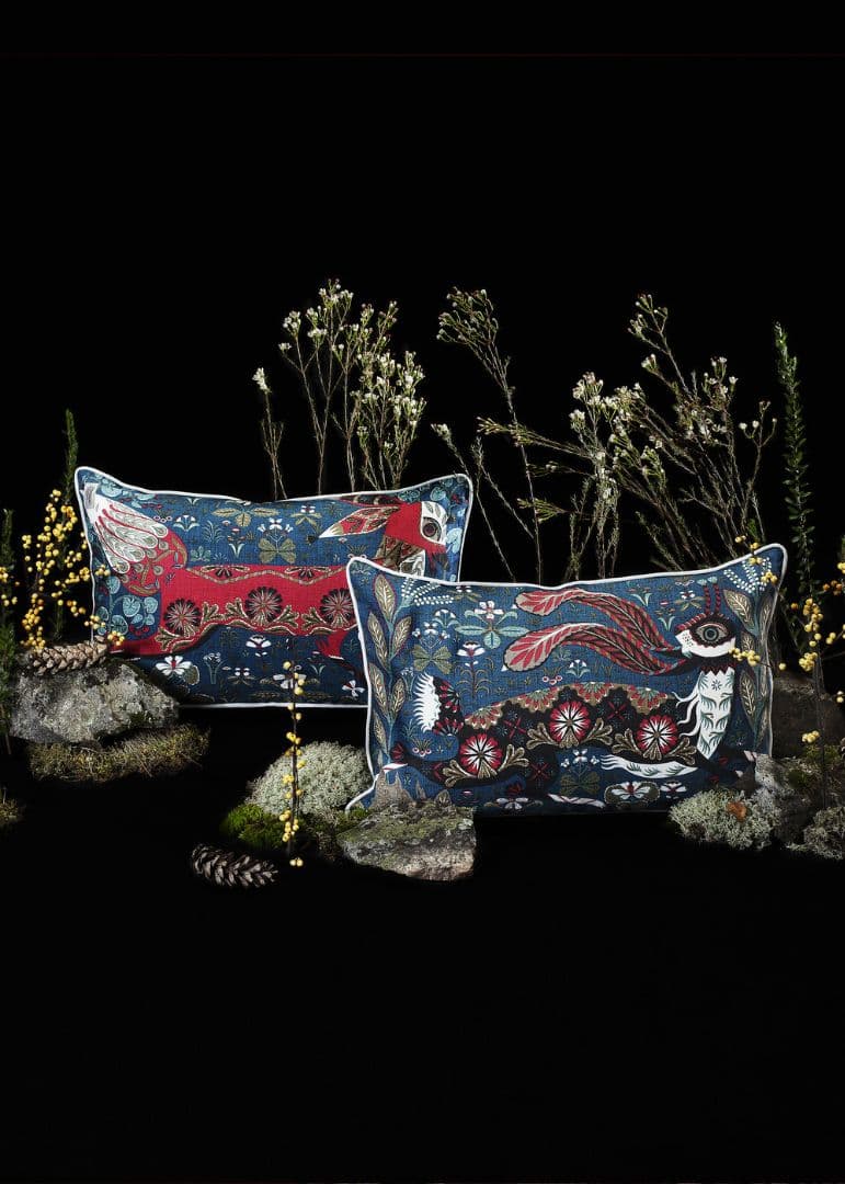 Klaus Haapaniemi クッションカバー RUNNING HARE