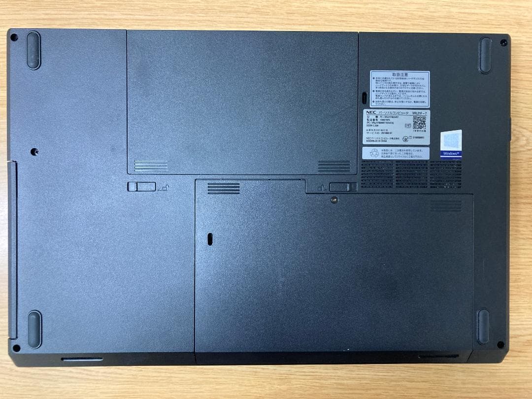Windowsノート本体 NEC VersaPro VRL21F-7 8MB SSD250