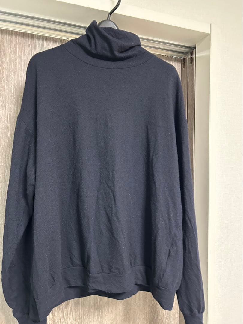 COMOLI ウール天竺 長袖タートルネック サイズ3