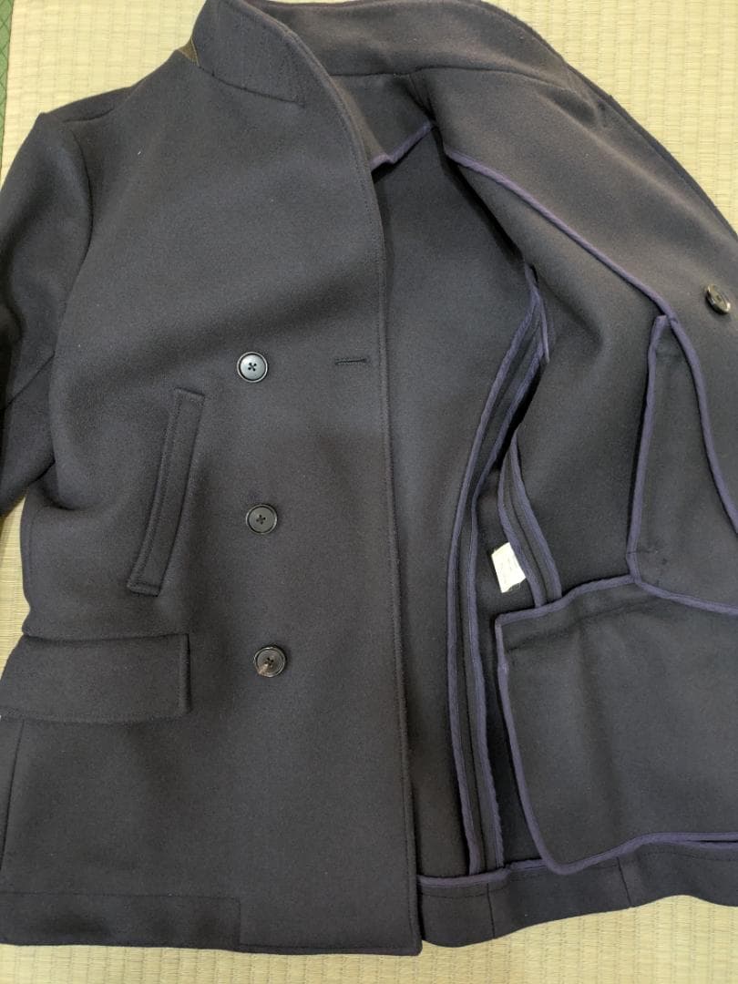 Billy Reid ボンドピーコート S ネイビー 007SKYFALL