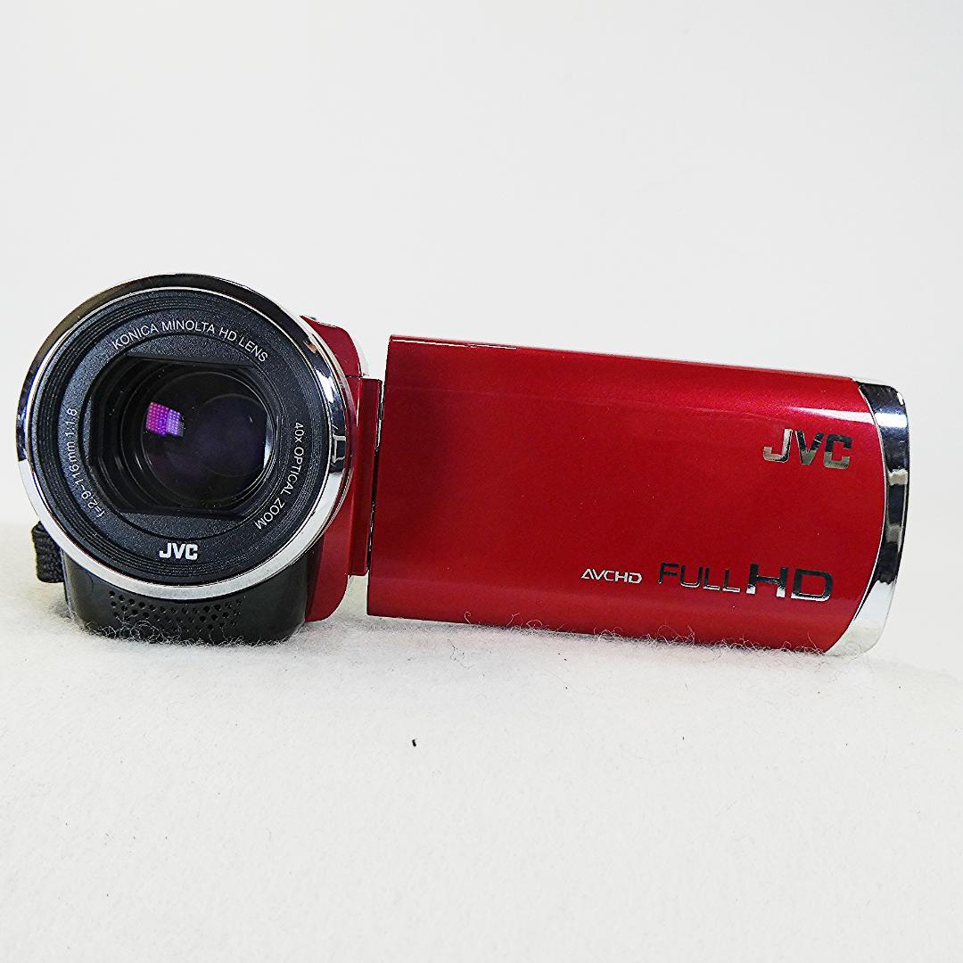 動作良好 JVC Everio GZ-E750-R HDD/SD ビデオカメラ