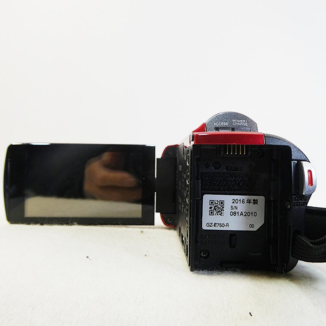 動作良好 JVC Everio GZ-E750-R HDD/SD ビデオカメラ