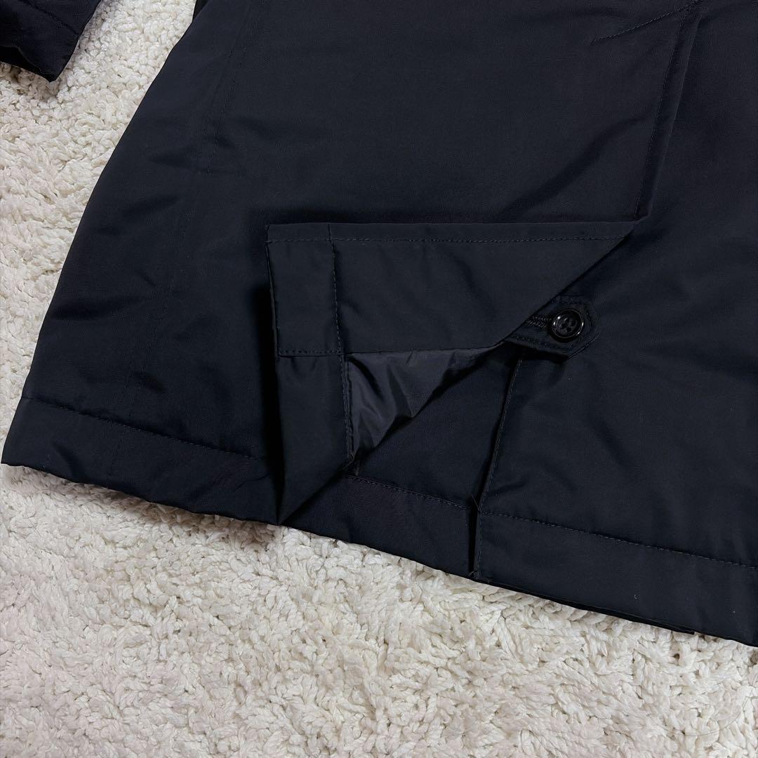 極美品✨オニツカタイガー 中綿コート 比翼 ナイロン THERMOLIFE 黒