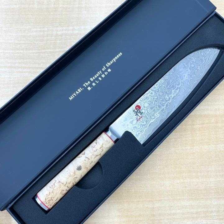 【N】ツヴィリング 雅 バーチウッド 5000MCD 三徳包丁 18cm 未使用