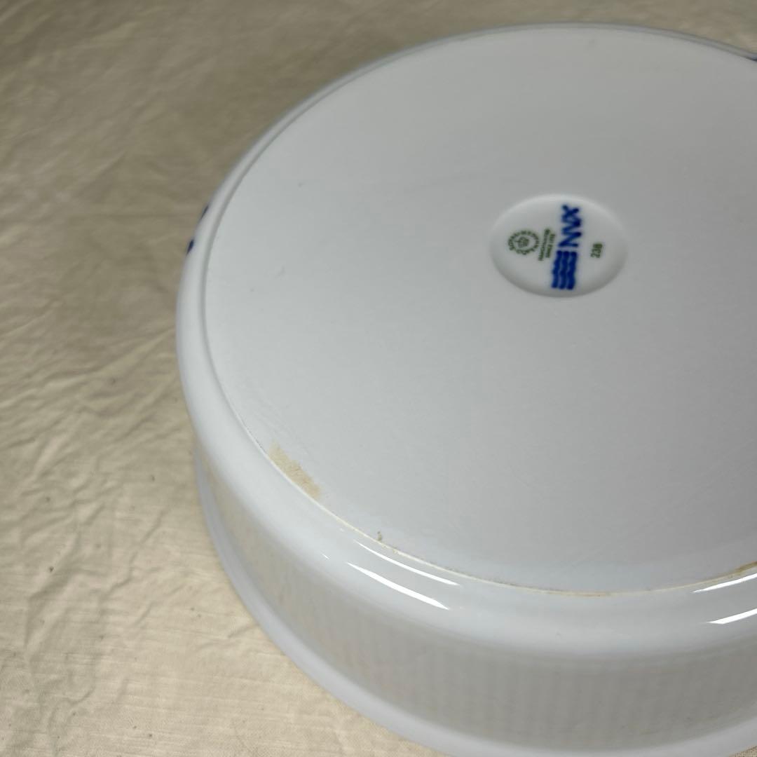 ロイヤルコペンハーゲン　ブルーフルーテッド　メガ　オーブンウェア　直径21.5