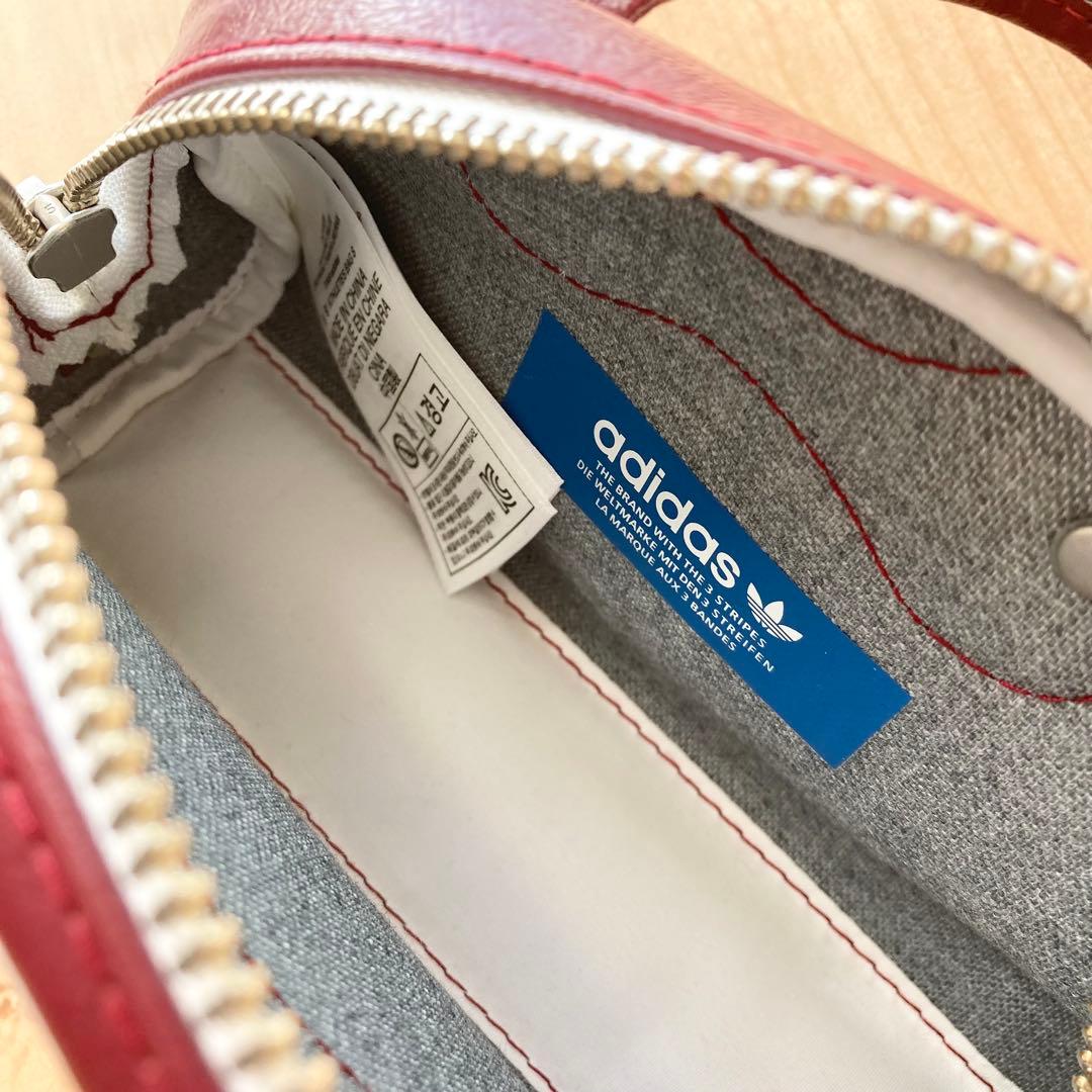 レア品・タグ付　アディダス adidas　ミニチュア　ボストンバッグ　横17cm