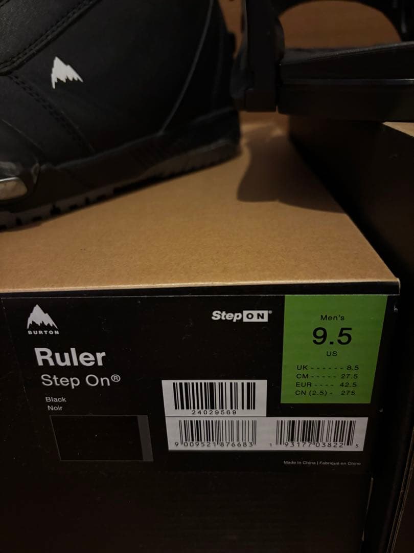 23.24 Burton Step on セット27.5センチ、バインM