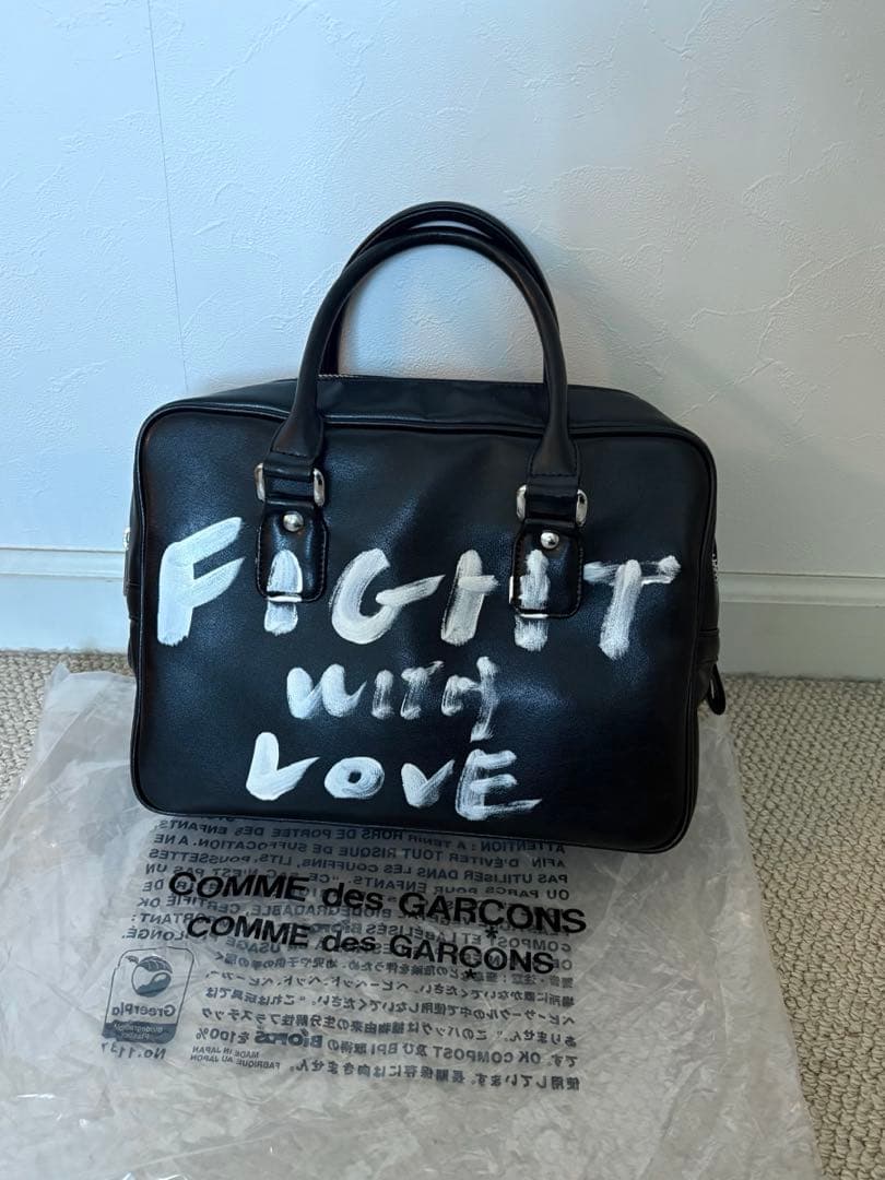 COMME des GARCONS GIRL メッセージペイントハンドバッグ