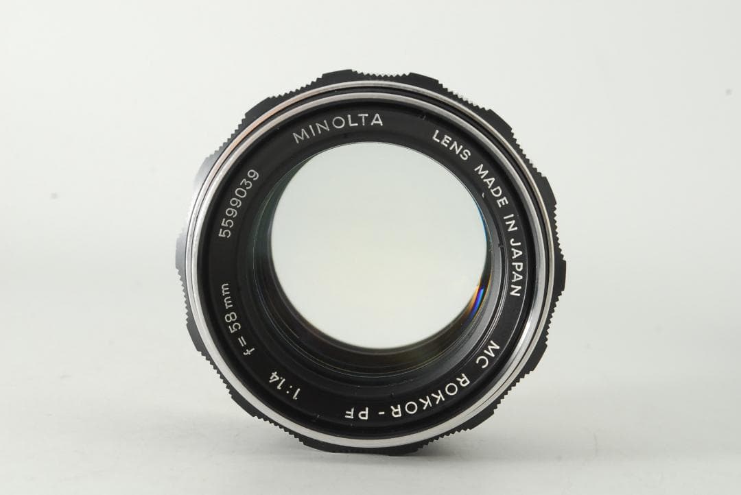 ミノルタ SRT101 & MC ROKKOR-PF 58mm F1.4