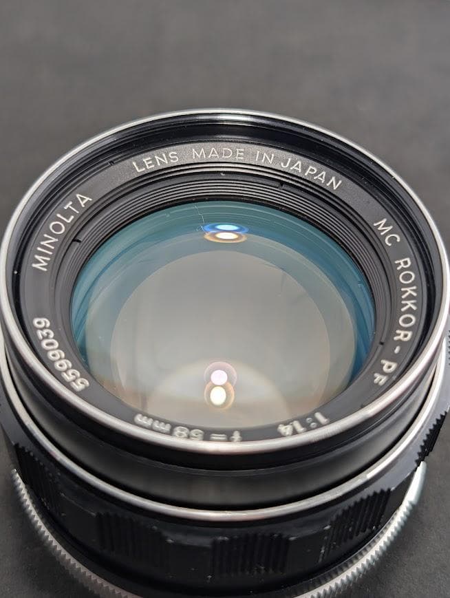 ミノルタ SRT101 & MC ROKKOR-PF 58mm F1.4