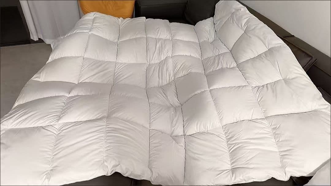 ホワイト ダブルサイズ 羽毛掛け布団180×220cm