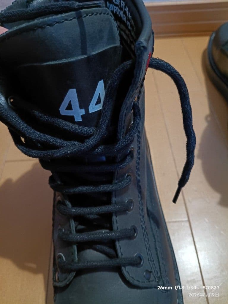 k*k様 DIESEL レースアップブーツ 44 ブラック