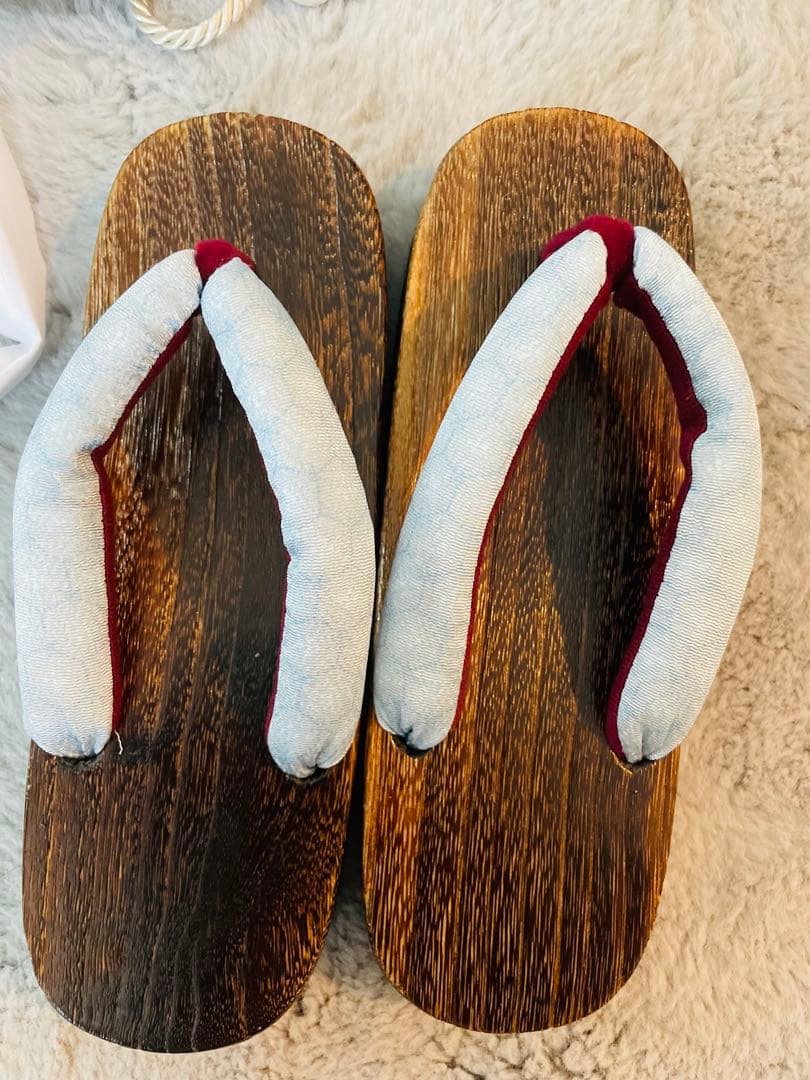 【KYOETSU】浴衣セット(浴衣、兵児帯、肌着、下駄、腰紐x2 巾着、帯留め）