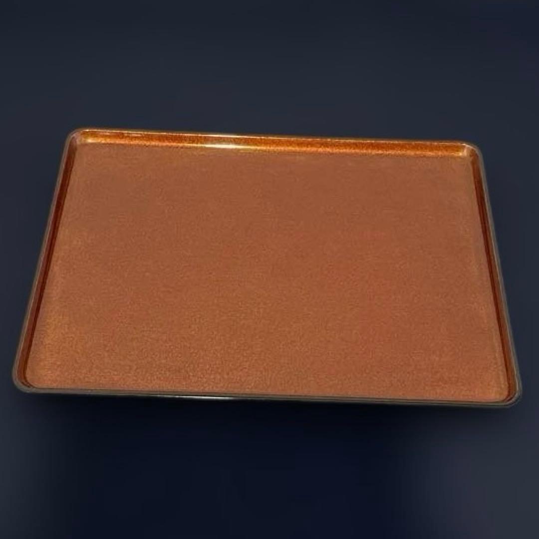 輪島塗　角藤漆器店謹製　梨子地　卓上膳　6枚セット　共箱　茶道具 　お盆送料無料