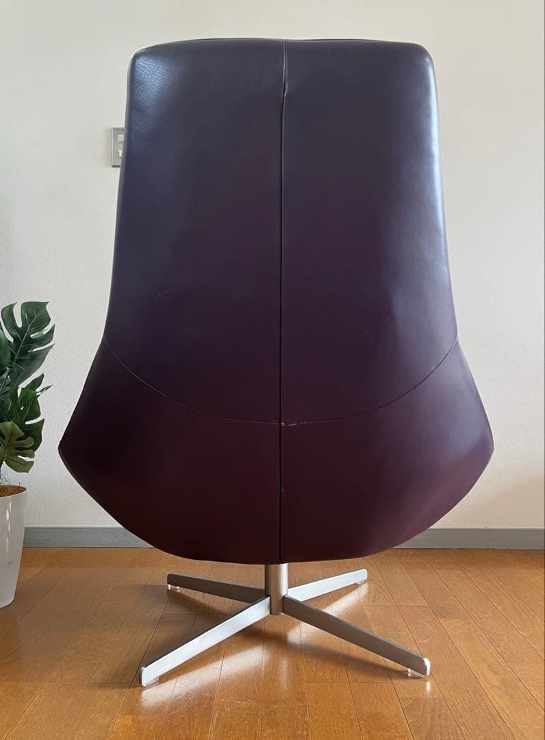 ◆ヴィンテージ◆ ボンテンピ　Daya 本革ラウンジチェア　スペースエイジ