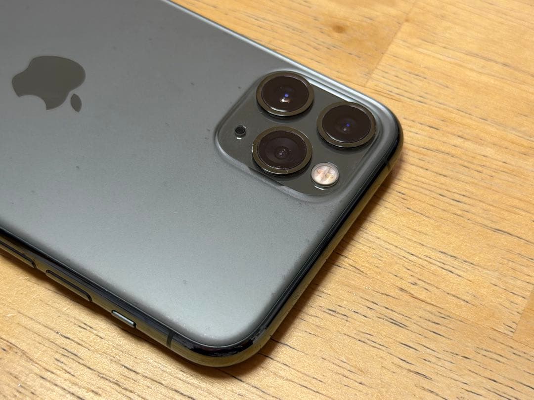 中古美品/iPhone11Pro256GB/純正バッテリ-100% /グリーン