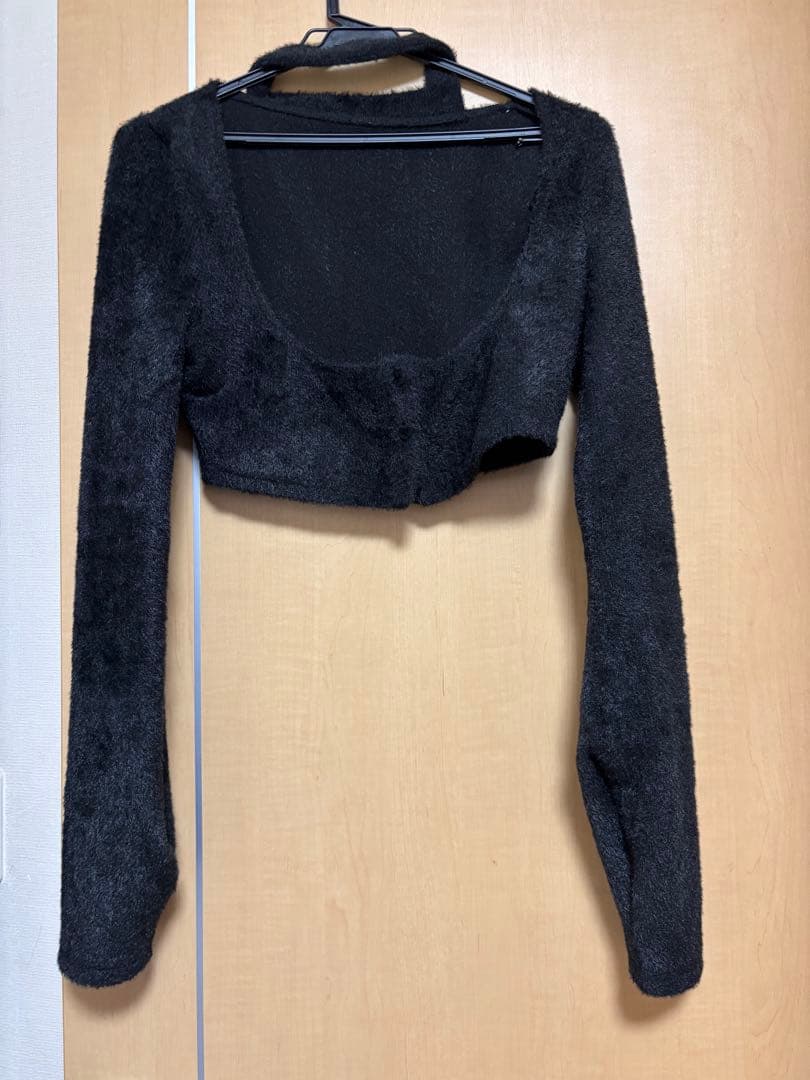 BunnyLis ファーボレロ×チェックミニワンピ