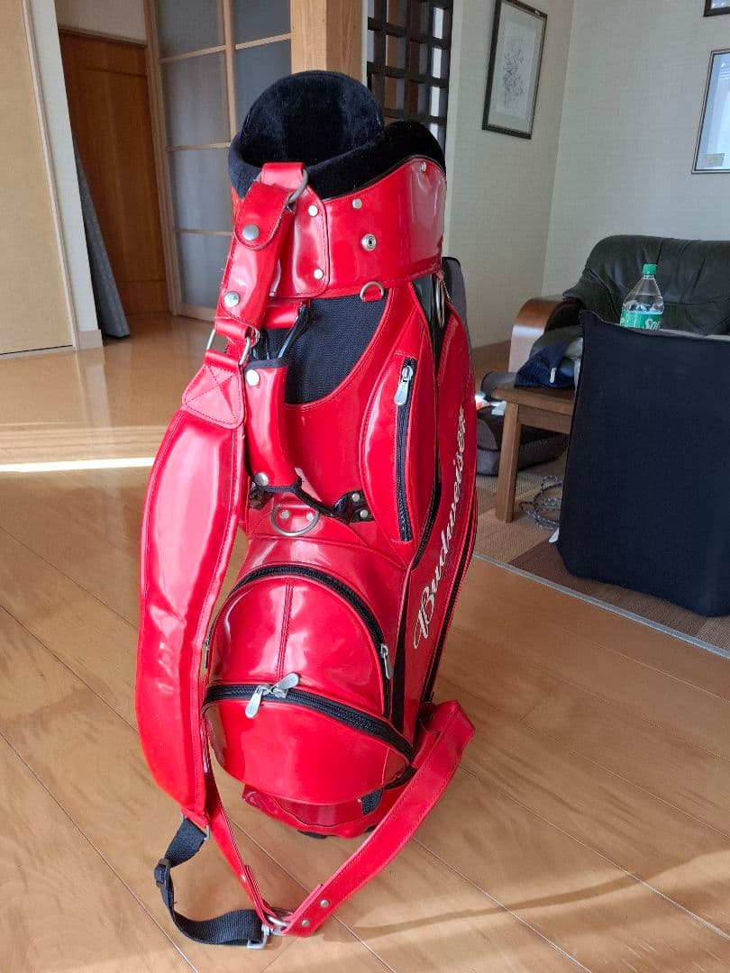 Budweiser ゴルフバッグ レッド