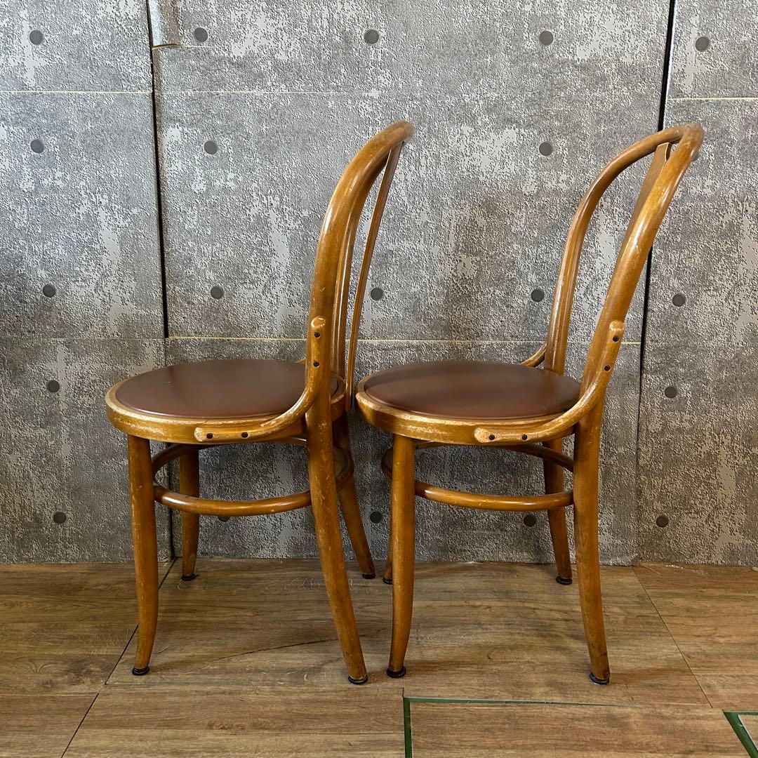 ꧁秋田木工 アキモク AKIMOKU꧂ベントウッドチェア5脚 ダイニングチェア