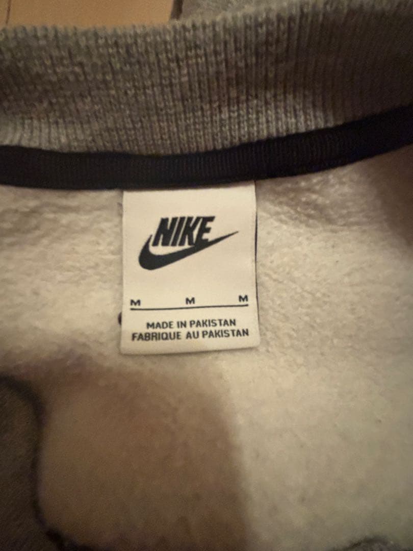 Nike stussyグレー スウェットMサイズ