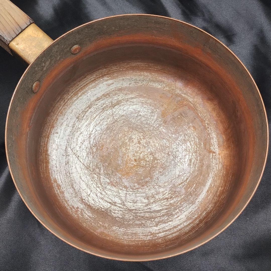 銅製　片手鍋