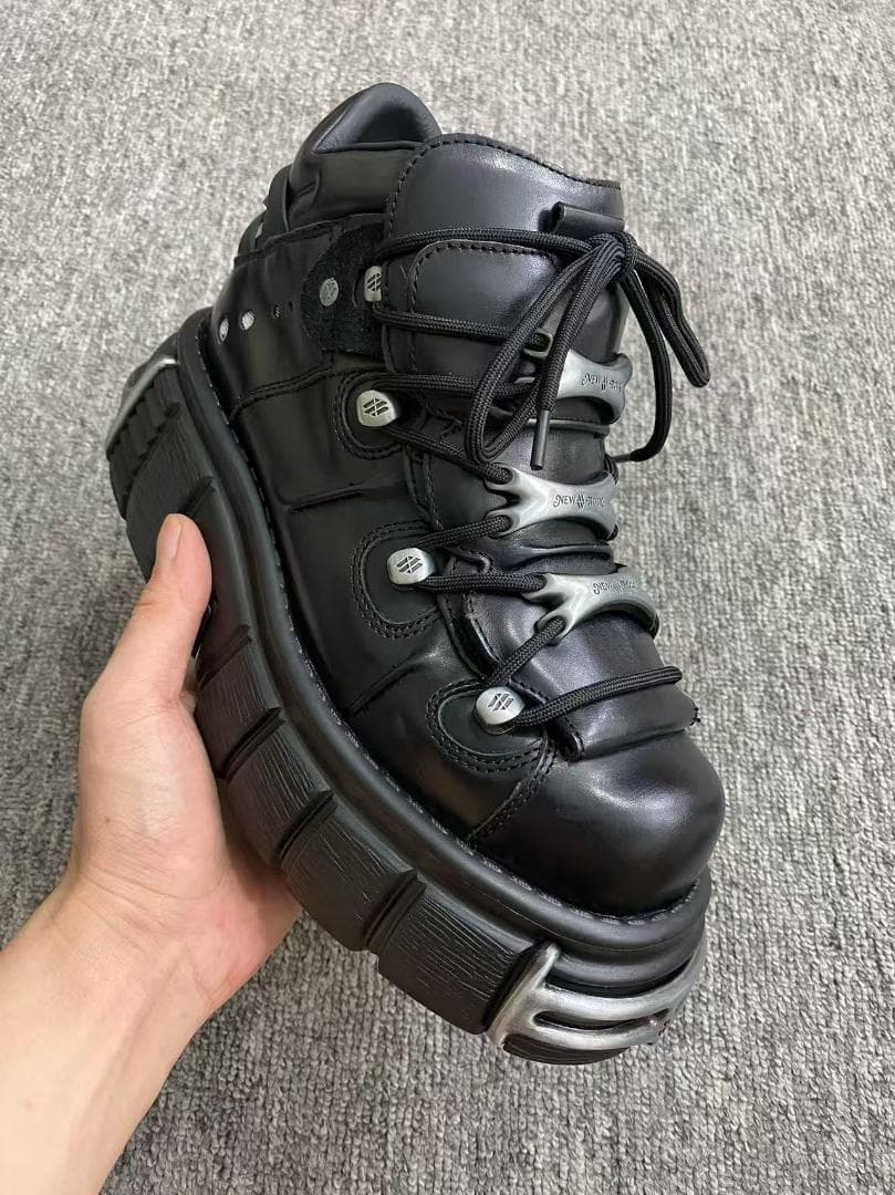 New Rock メカニカル ハードコア バトルブーツ