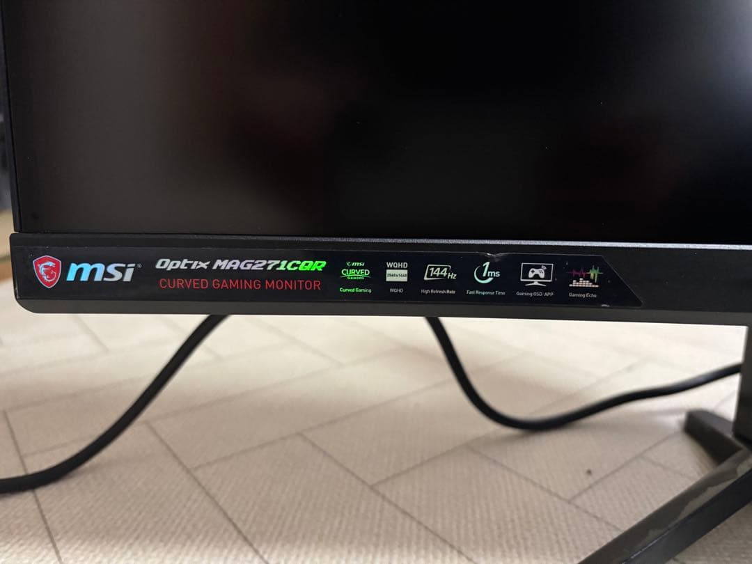 MSI Optix MAG271CQR カーブドゲーミングモニター
