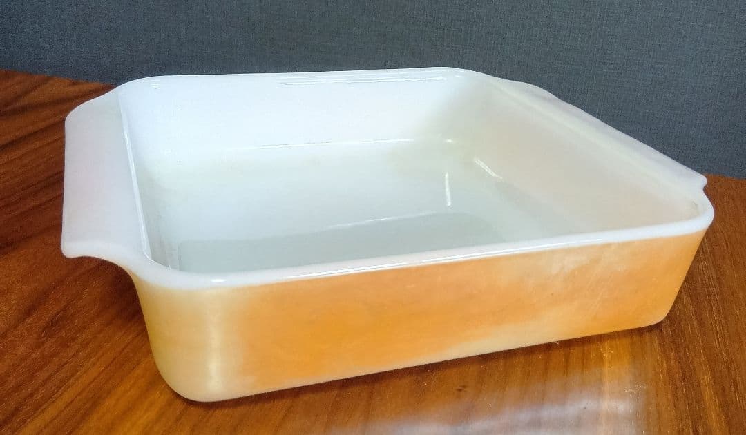 ファイヤーキング　ピーチラスター（カッパーティント）スクエアキャセロール