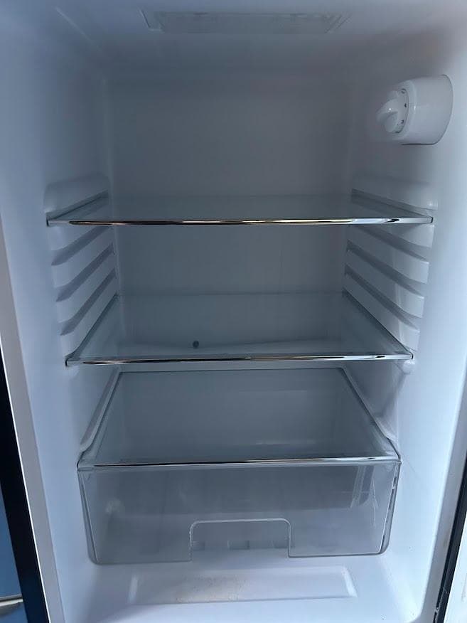 アイリスオーヤマ　レトロ風　冷蔵庫 PRR-142D-B ブラック 130L