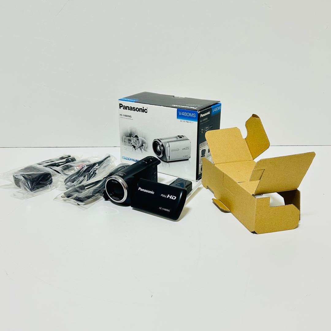 【未使用級】Panasonic HC-V480MS ビデオカメラ ブラック