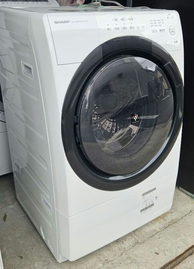 シャープドラム式洗濯乾燥機　ES-S7H　2023年製　7kg/3.5kg