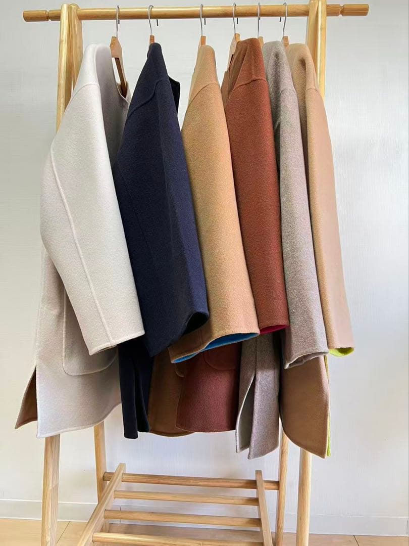 UNITED ARROWSバイカラー リバー ミドルコート