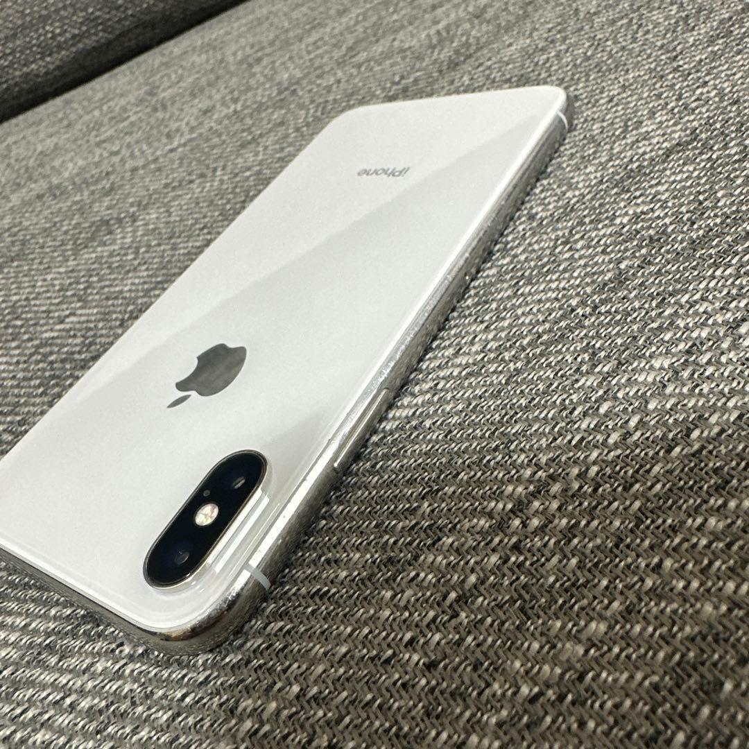 Apple iPhone Ⅹ 256GB シルバー 箱付き 初期化済み