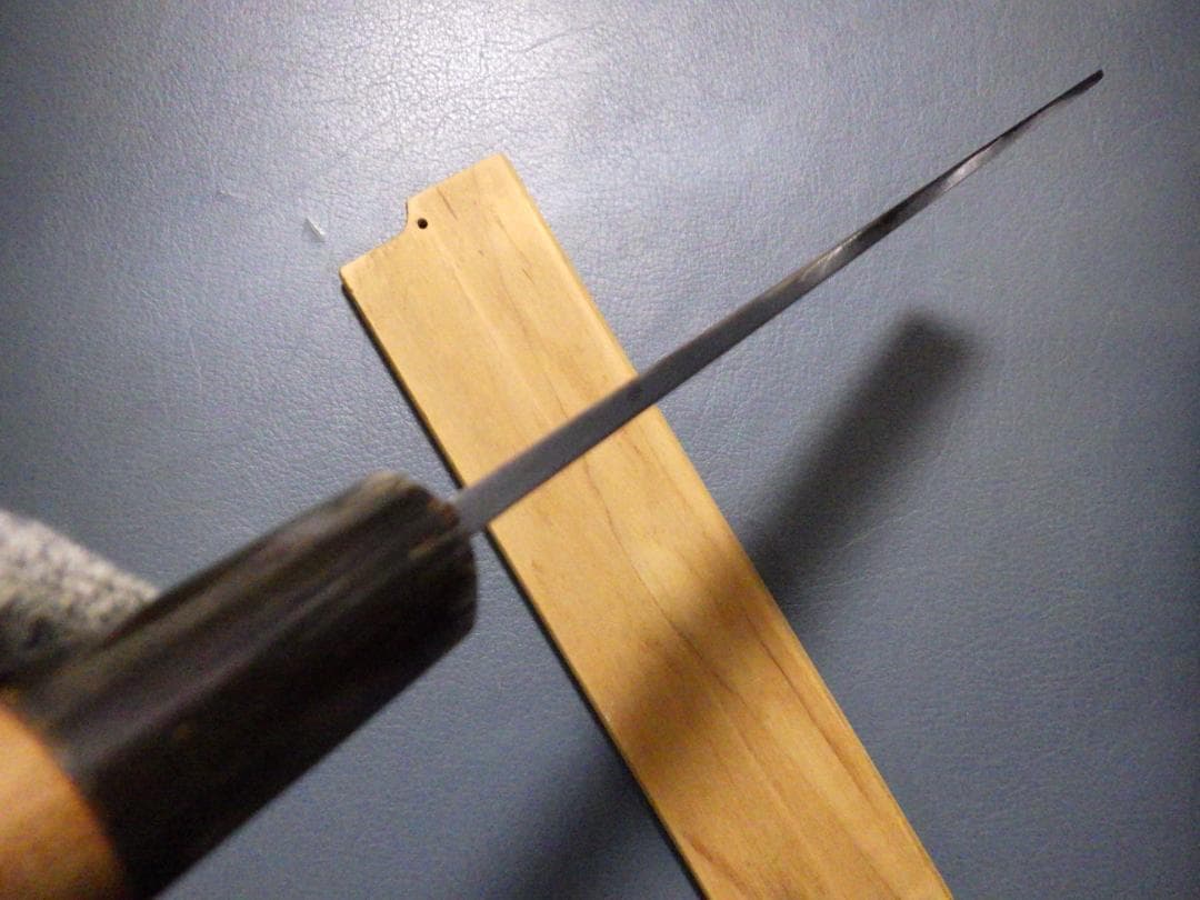 本焼★正本薄刃包丁刃渡り230ｍｍ★水焼★鞘付属★