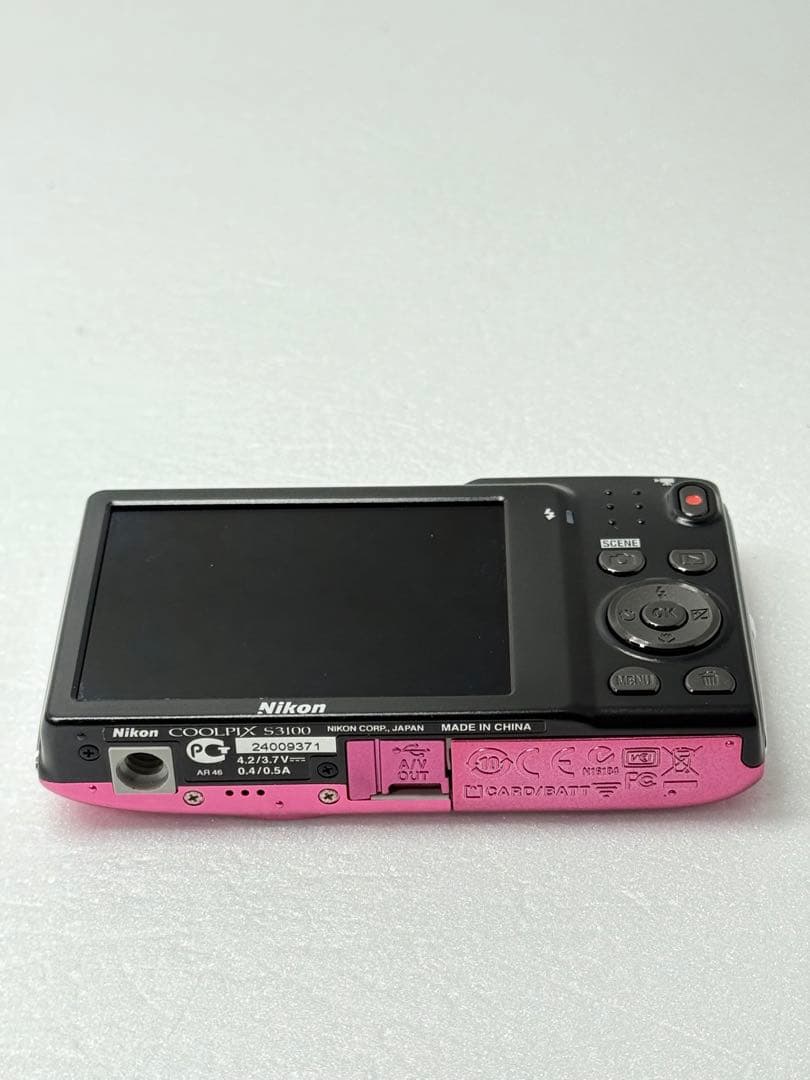 Nikon COOLPIX S3100 ピンク コンデジ 動作確認済　　レトロ
