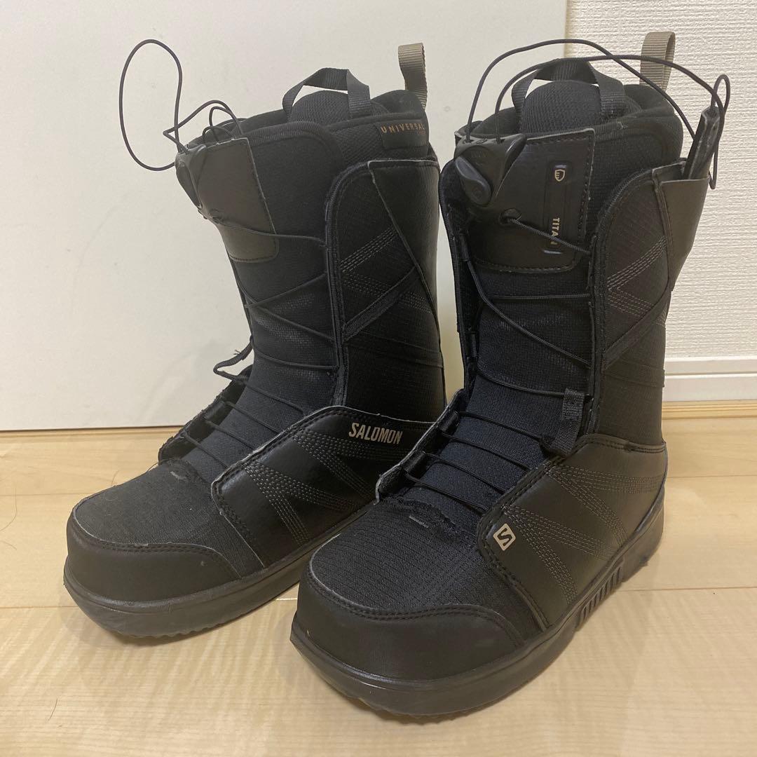【未使用に近い美品_即日発送】SALOMON スノボTITAN 26.5cm