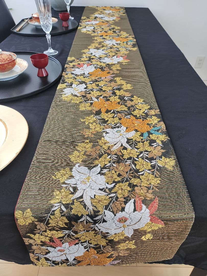 sweetylily　A878★逸品‼️豪華刺繍‼️ランナー2m10cm