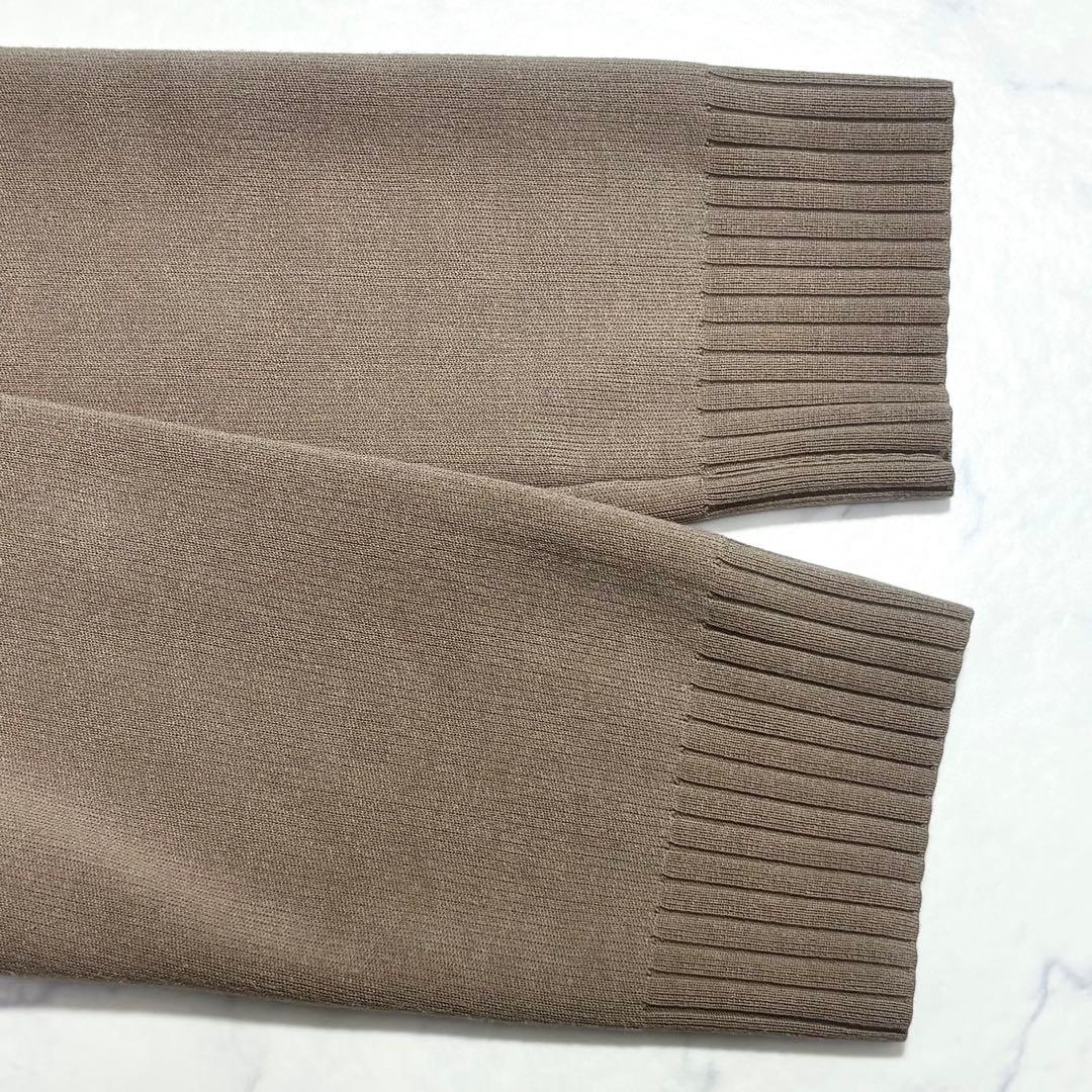 【美品】NOBLE ノーブル / スムース編みオーバーカーデ 24AW