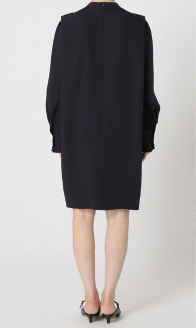 Noble ショルダータックミニワンピース 定価¥24,200 ネイビー　F