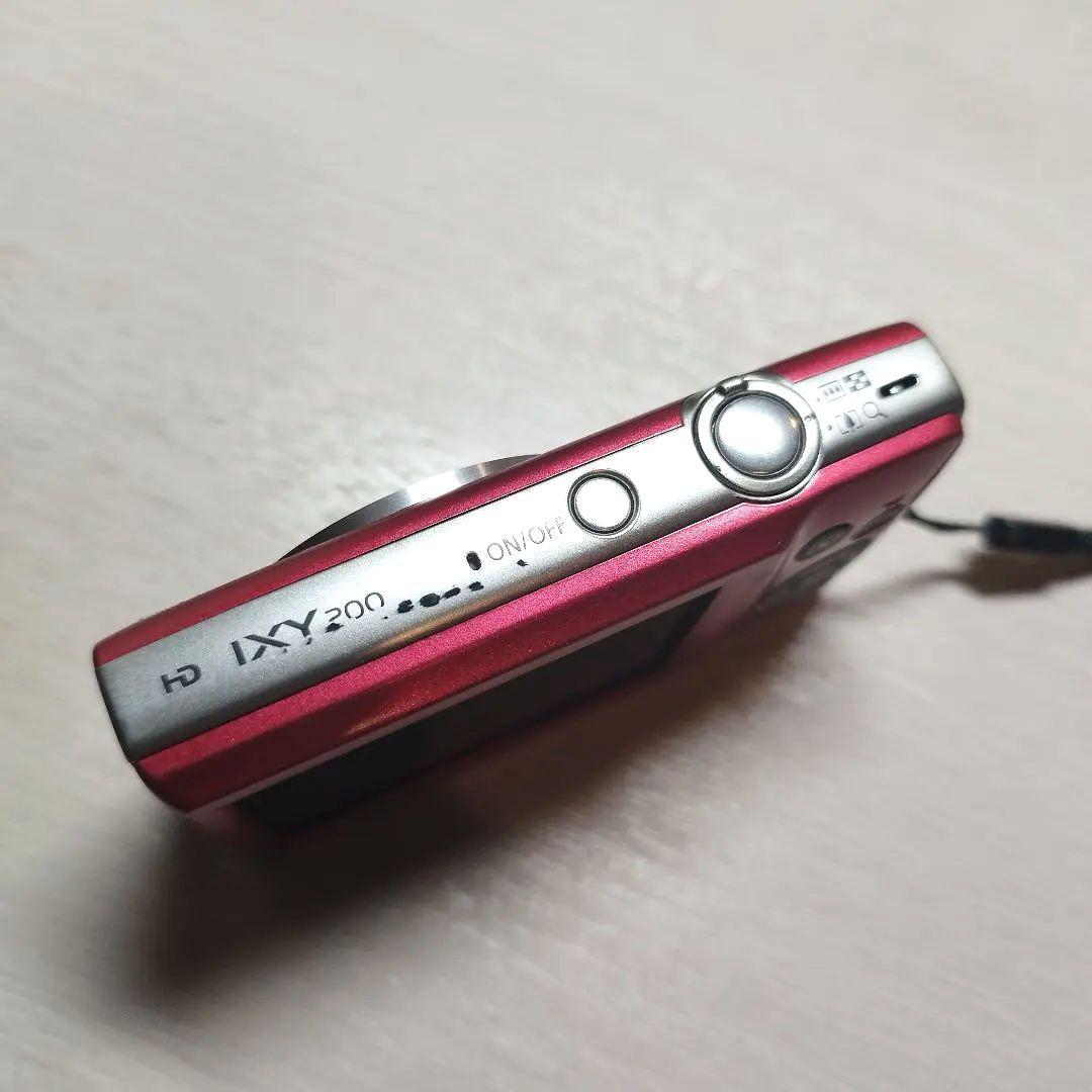 【動作品】Canon キャノン IXY 200 オールドコンデジ レッド