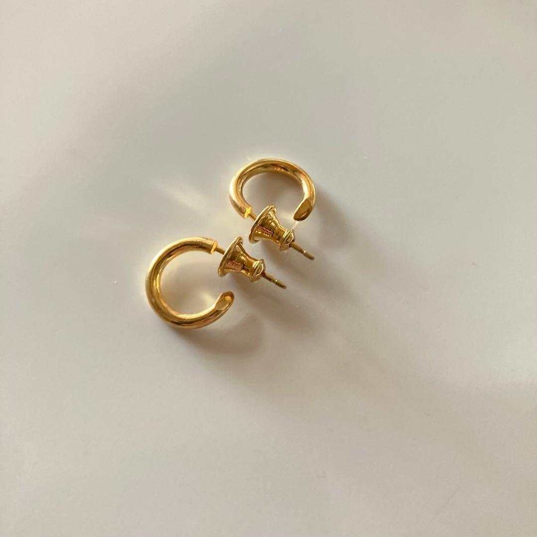 ゴールド　2.0×13mm 両身　ピアス　クロムハーツ　BWL シルバー925