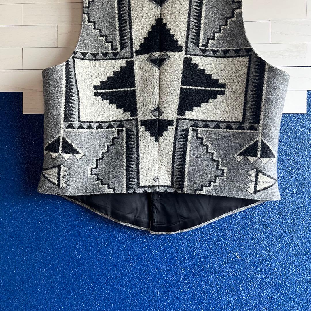 PENDLETON ネイティブ柄 ウールベスト/ WOOL VEST レア物