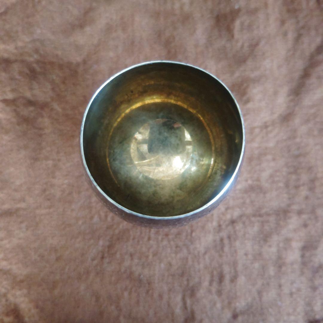 シルバー　ブランデーグラス