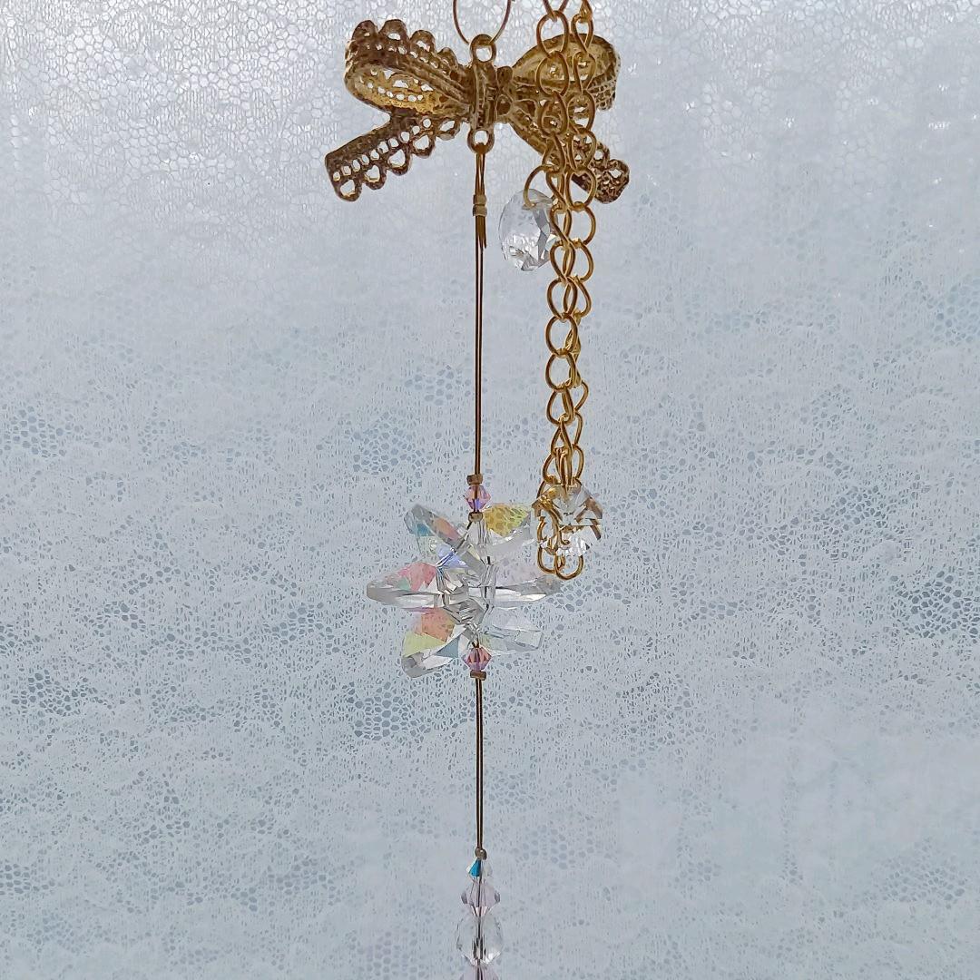 サンキャッチャー♡ハンドメイド「アスフール社オーロラ♡」