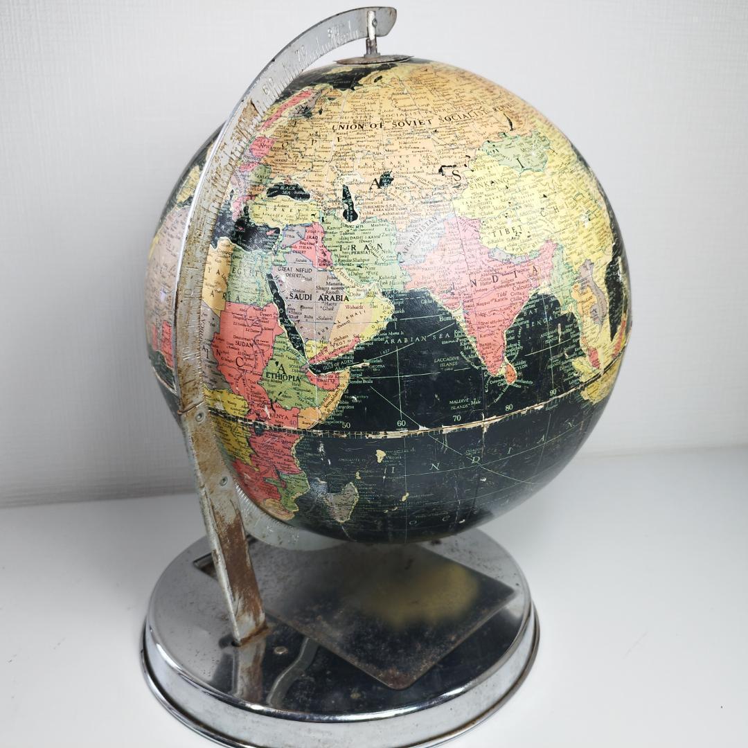 90年以前 リプルーグル 地球儀 ブラックオーシャン レプログル アメ hS0b