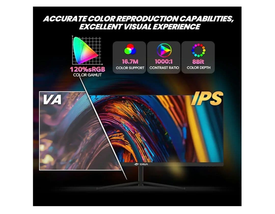 新品 CRUA 200Hz 21:9 WFHD ウルトラワイドゲーミングモニター