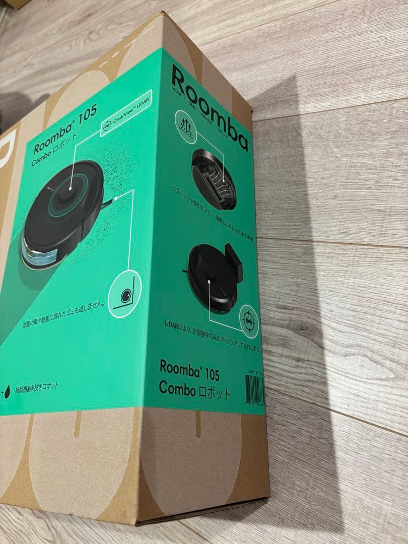 【新品未開封】Roomba 105 Combo ロボット掃除機　ブラック